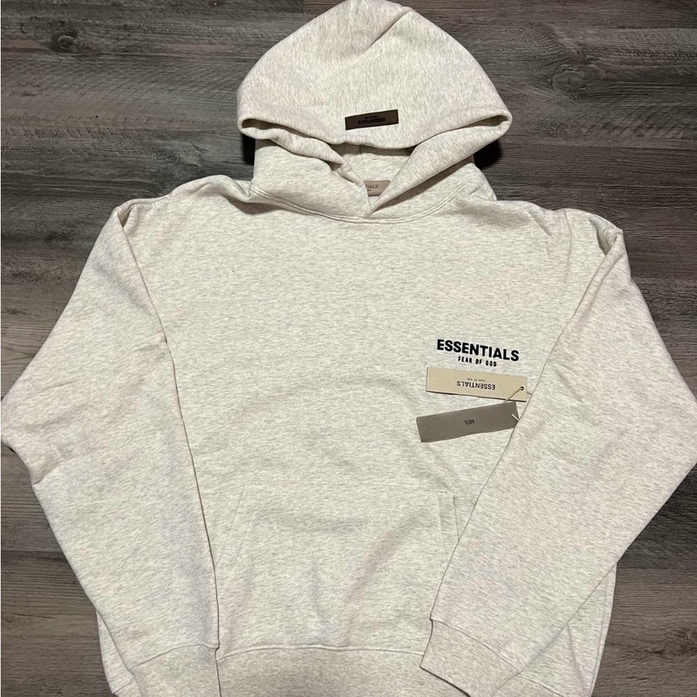 Essentials Light Oatmeal Hoodie